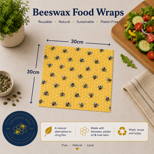 Bumblebee Beeswax Food Wrap
