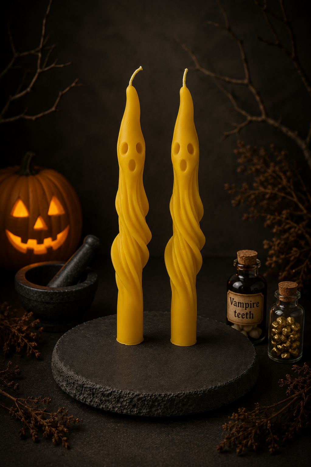 Twisted Spirits Beeswax Candles