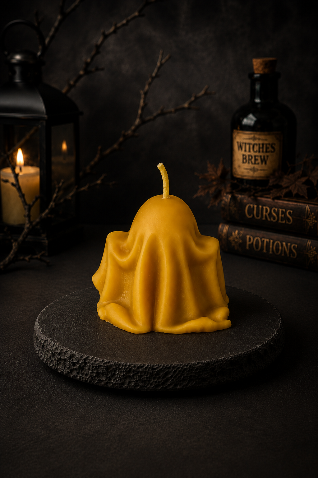 Gordon The Ghost Beeswax Candle