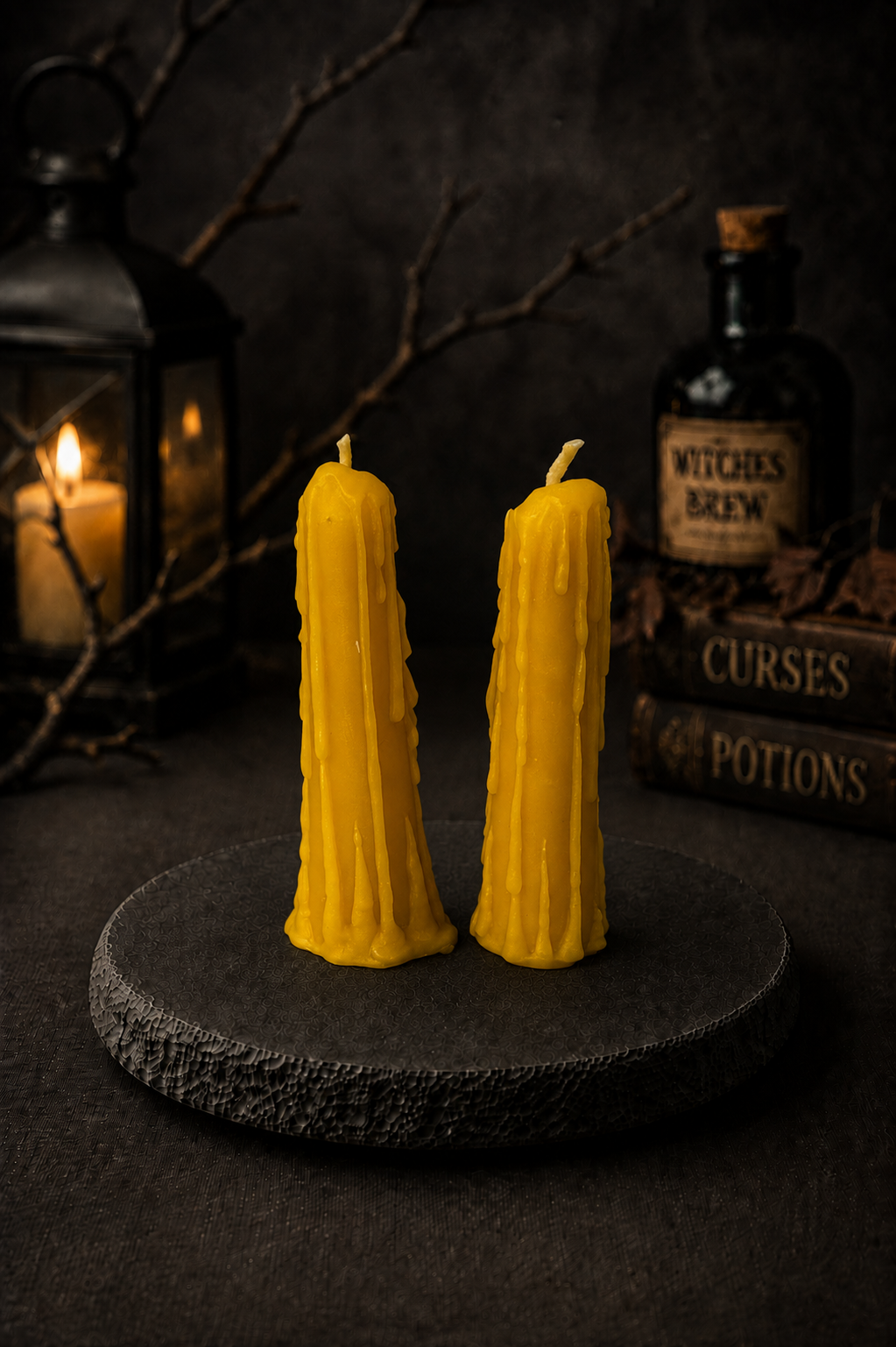 Corpse Bride & Groom Beeswax Candle Set